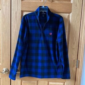 Chaps Men's 1/4 Zip Fleece Pullover size L